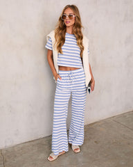 Keyah Crop Striped Top