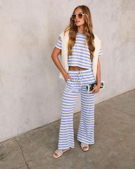 Keyah Striped Drawstring Pants