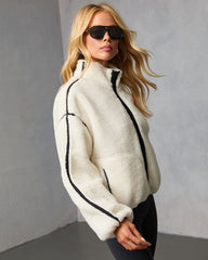 Hearthside Sherpa Contrast Trim Zip Up Jacket