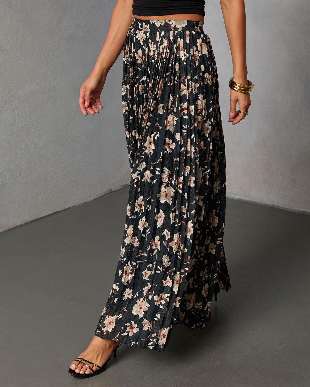 Whimsy Dust Printed Pleated Pants