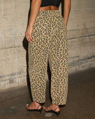 Soft Claw Printed Drawstring Pants