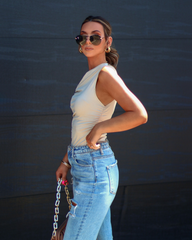 Level Up Ruched Off The Shoulder Bodysuit