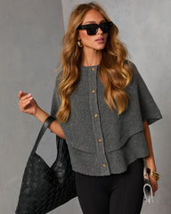 Whispering Oak Knit Caplet Sweater