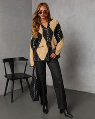 Paxtin Argyle Print Sweater