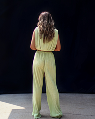 Resort Stay Plisse Wide Leg Pants