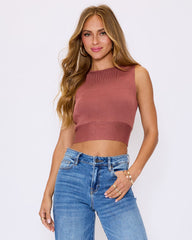 Colbie Tie Back Sweater Tank