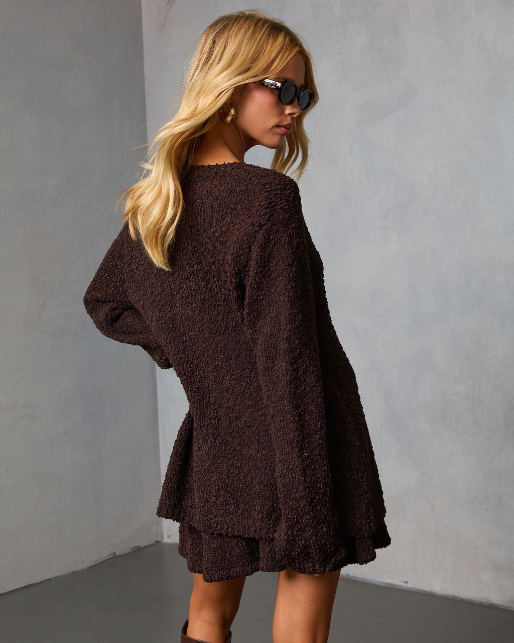 Nutmeg Nap Long Sleeve Cardigan Sweater