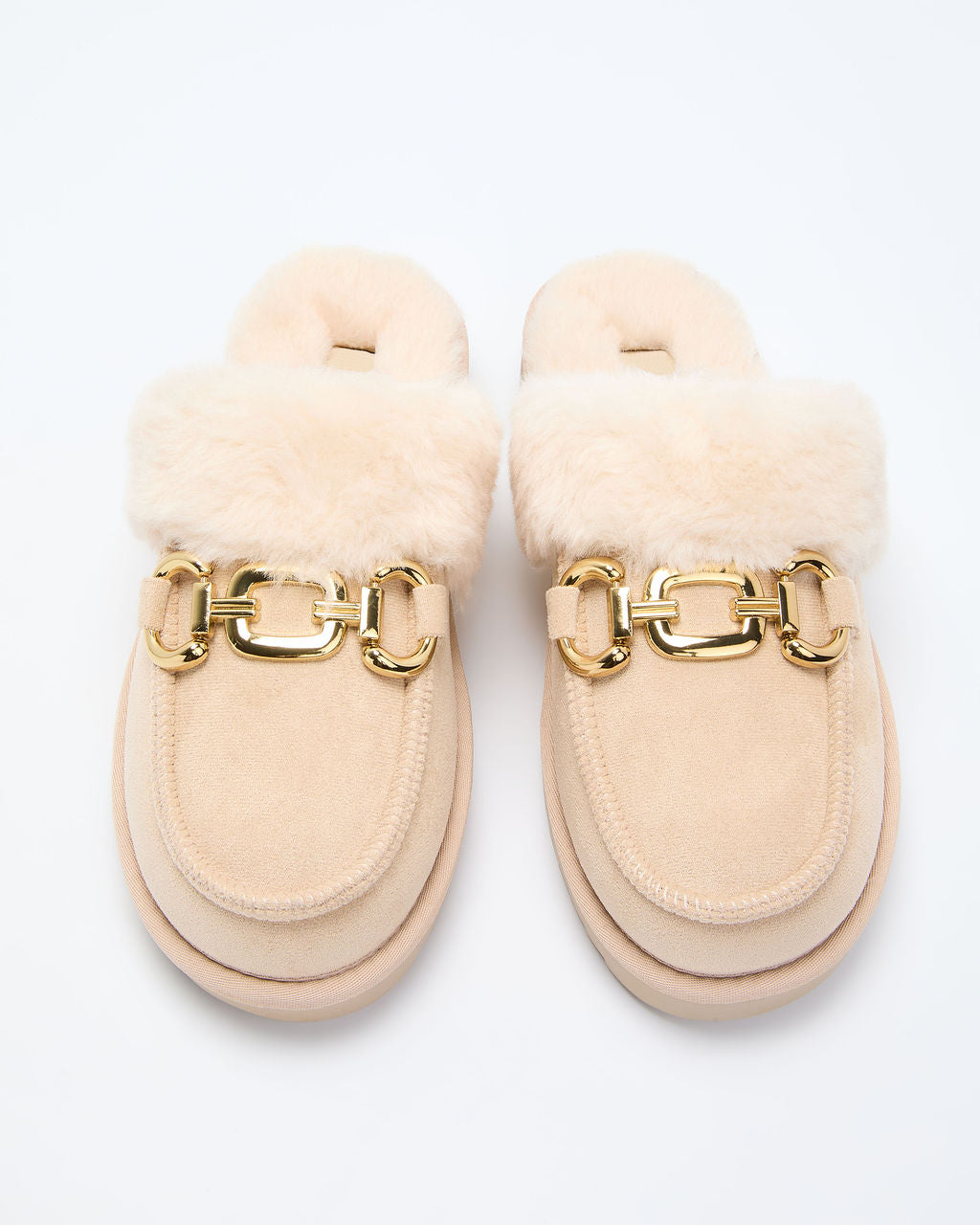 Toasted Oat Suede Horsebit Loafers