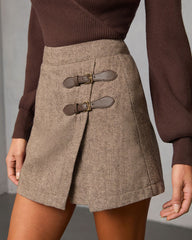 Mariglen Dual Belted Mini Skort