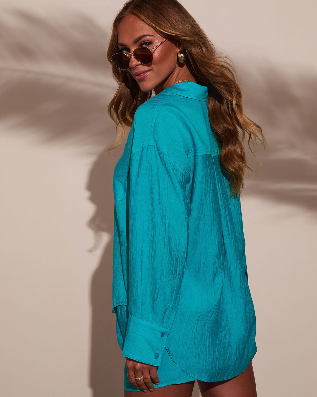 Sindie Collared Button Down Top