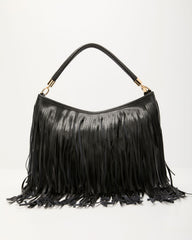 Marna Fringe Faux Leather Bag