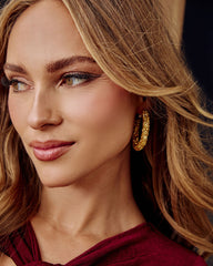 Serise Crystal Hoop Earrings