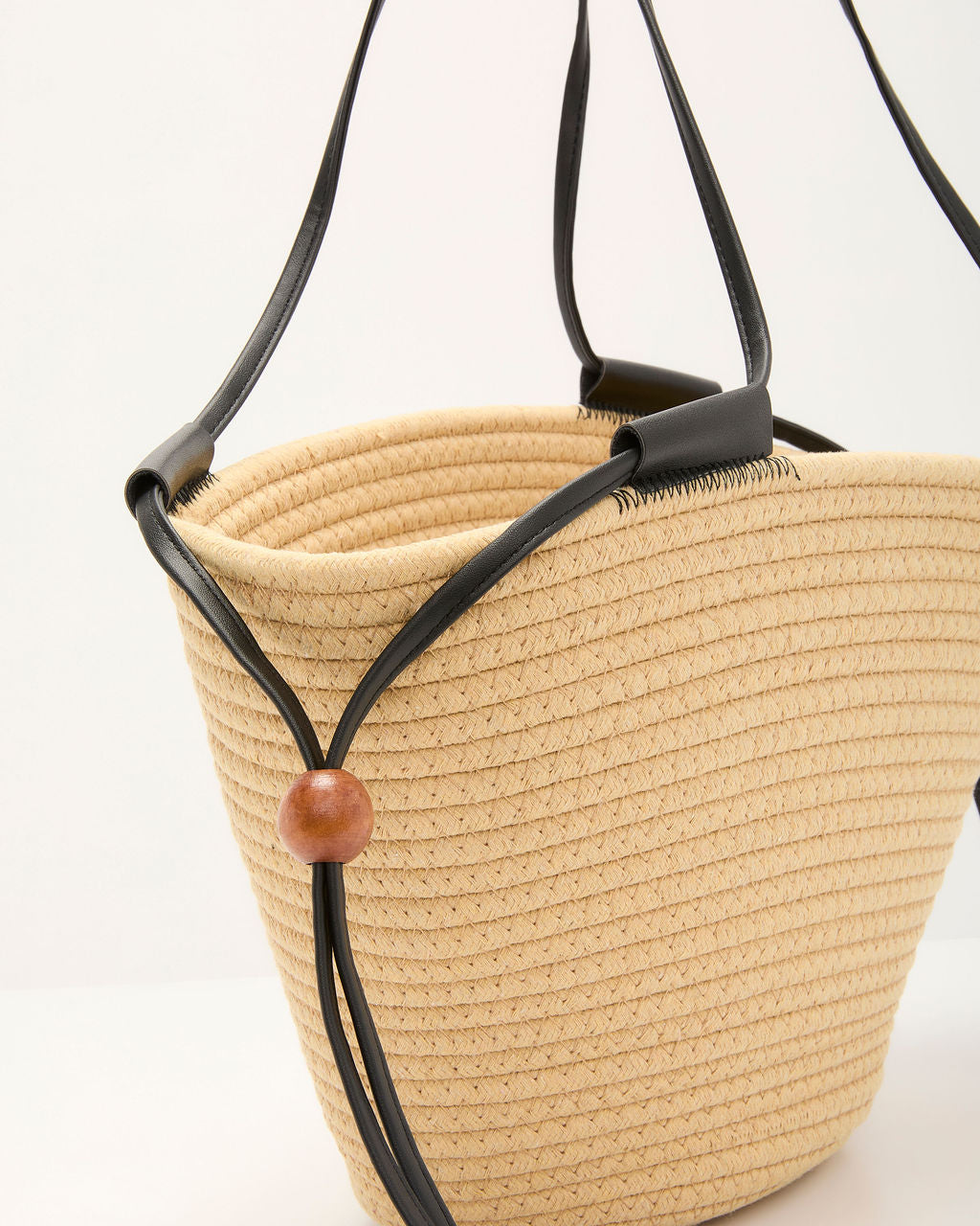 Coastal Carryall Straw Tote Bag