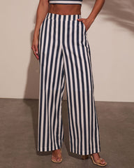 Liberty Lane Striped Wide Leg Pants