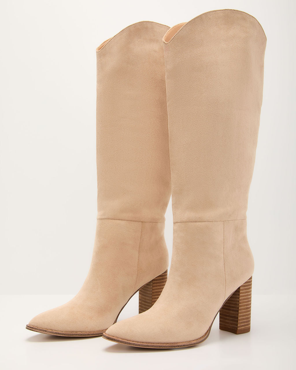 Wilison Faux Suede Knee High Boots