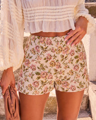 Villa Rose Floral Tapestry Shorts