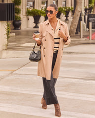 Pinecrest Suede Trench Coat