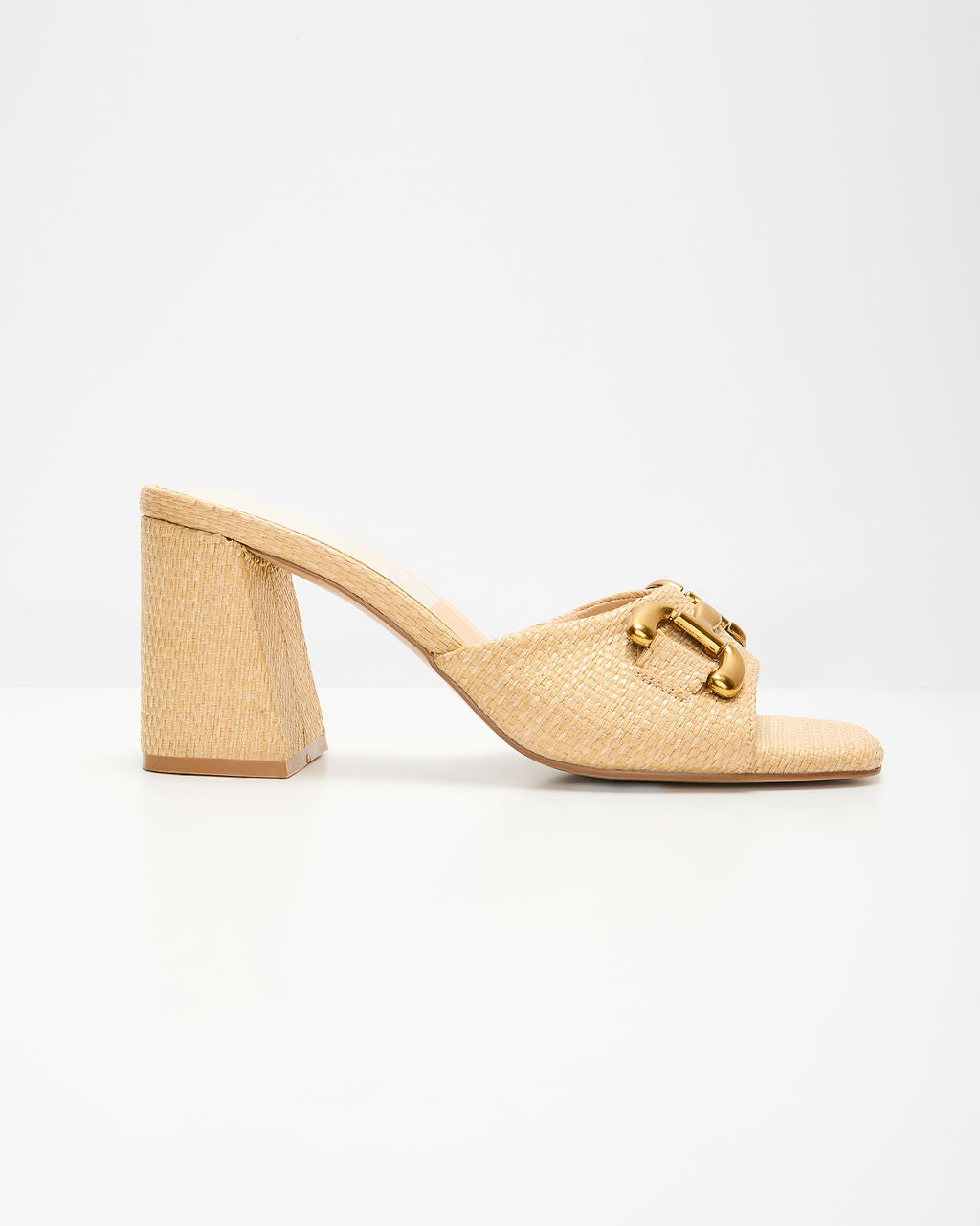 Yarah Raffia Horsebit Mule