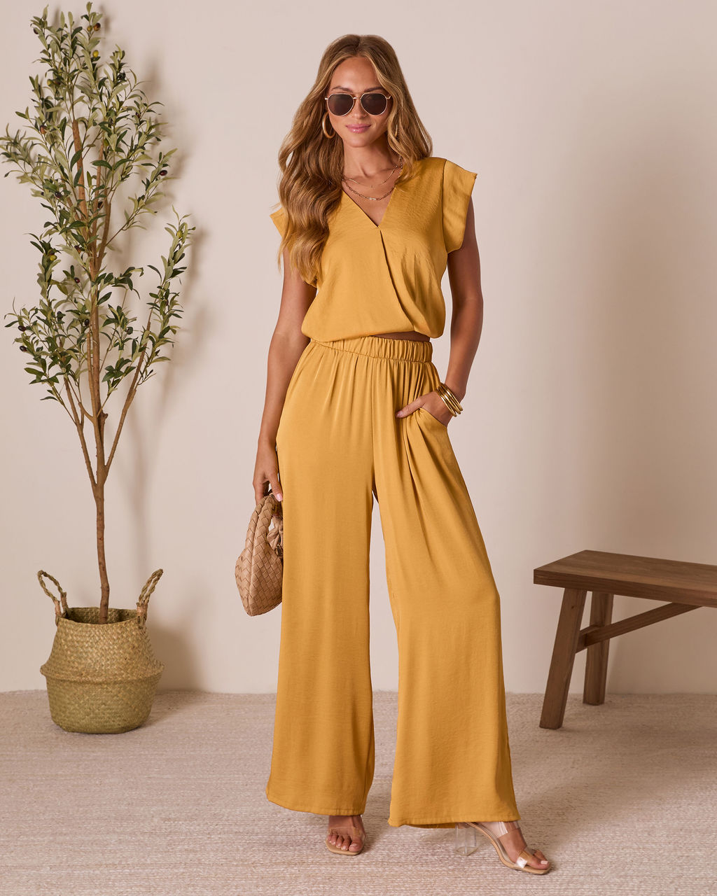 Better Days Draped Front Top