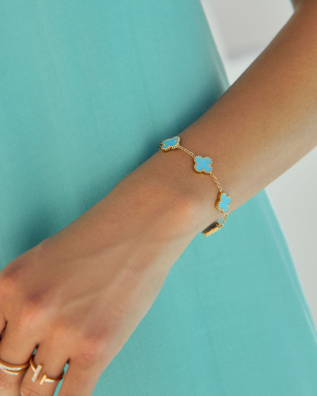 Miranna Clover Charm Bracelet