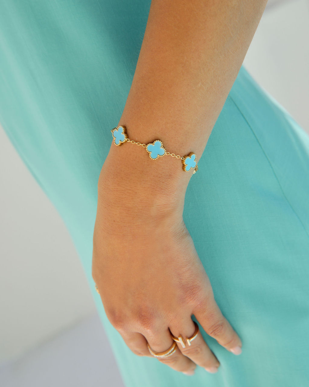 Miranna Clover Charm Bracelet