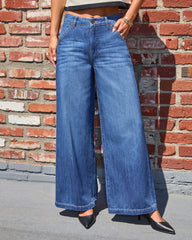 Saben Rigid High Rise Wide Leg Jeans