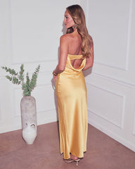 Afternoon Light Strapless Maxi Dress