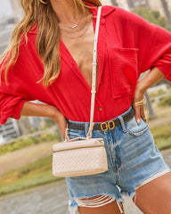 Luelle Woven Crossbody Bag