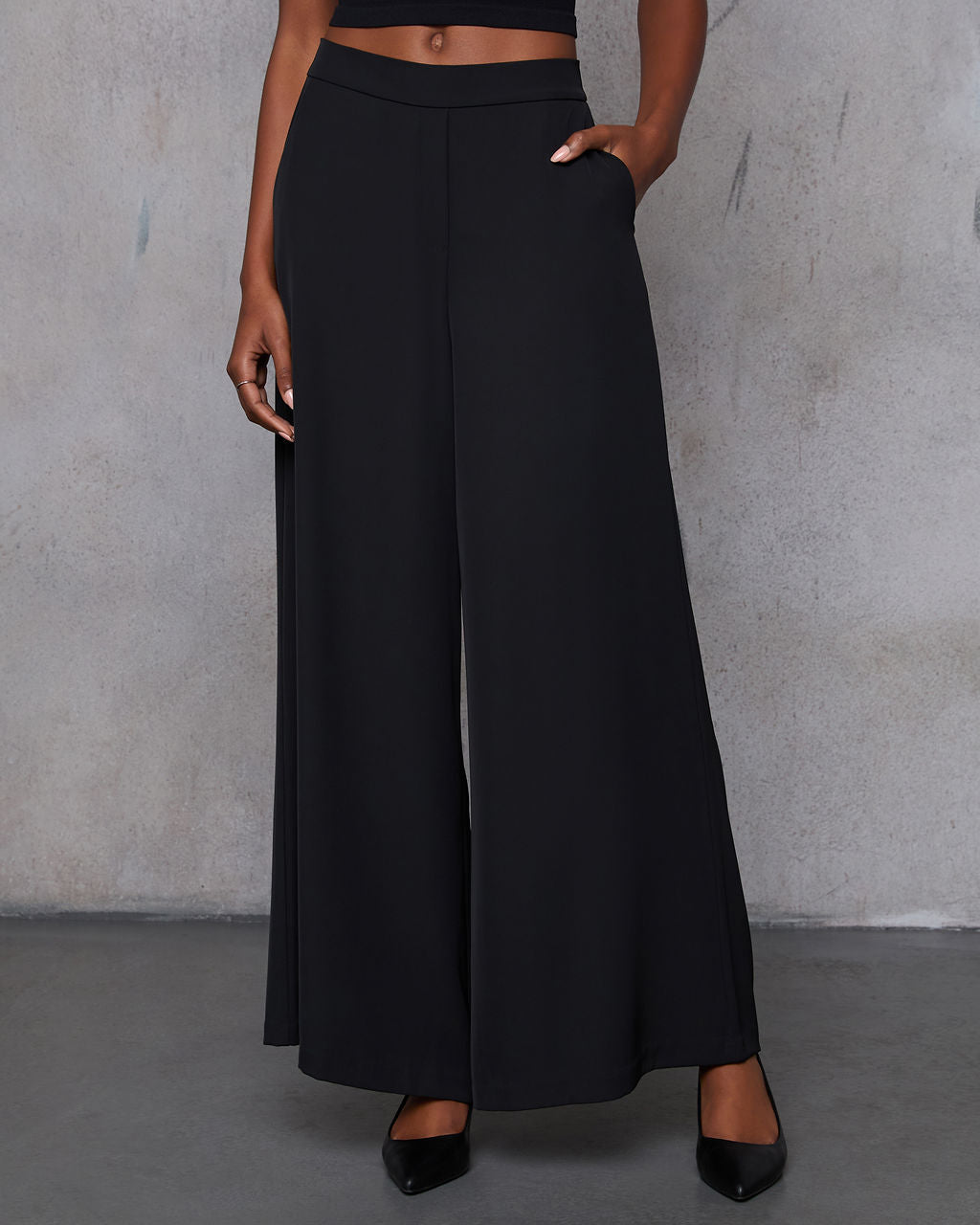 Madi Pocketed Wide Leg Pants