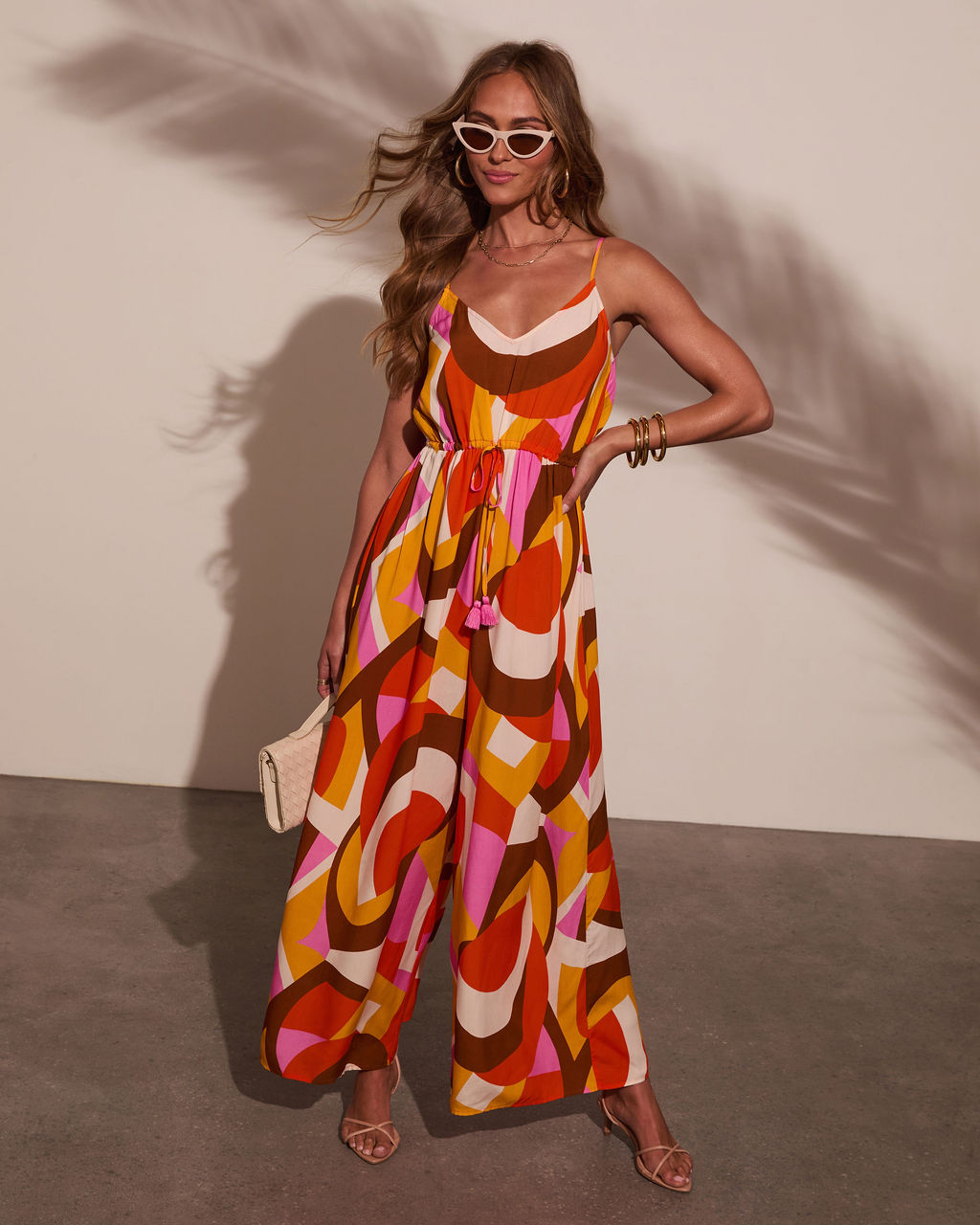 Adina Abstract Printed Jumpsuit