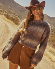 Donahue Fuzzy Knit Sweater