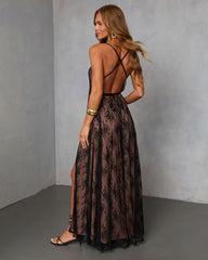 Harvest Kiss Lace Maxi Dress