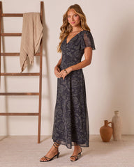 Sundara V Neck Maxi Dress