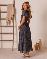 Sundara V Neck Maxi Dress