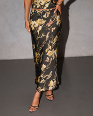 Lorei Drawstring Maxi Skirt