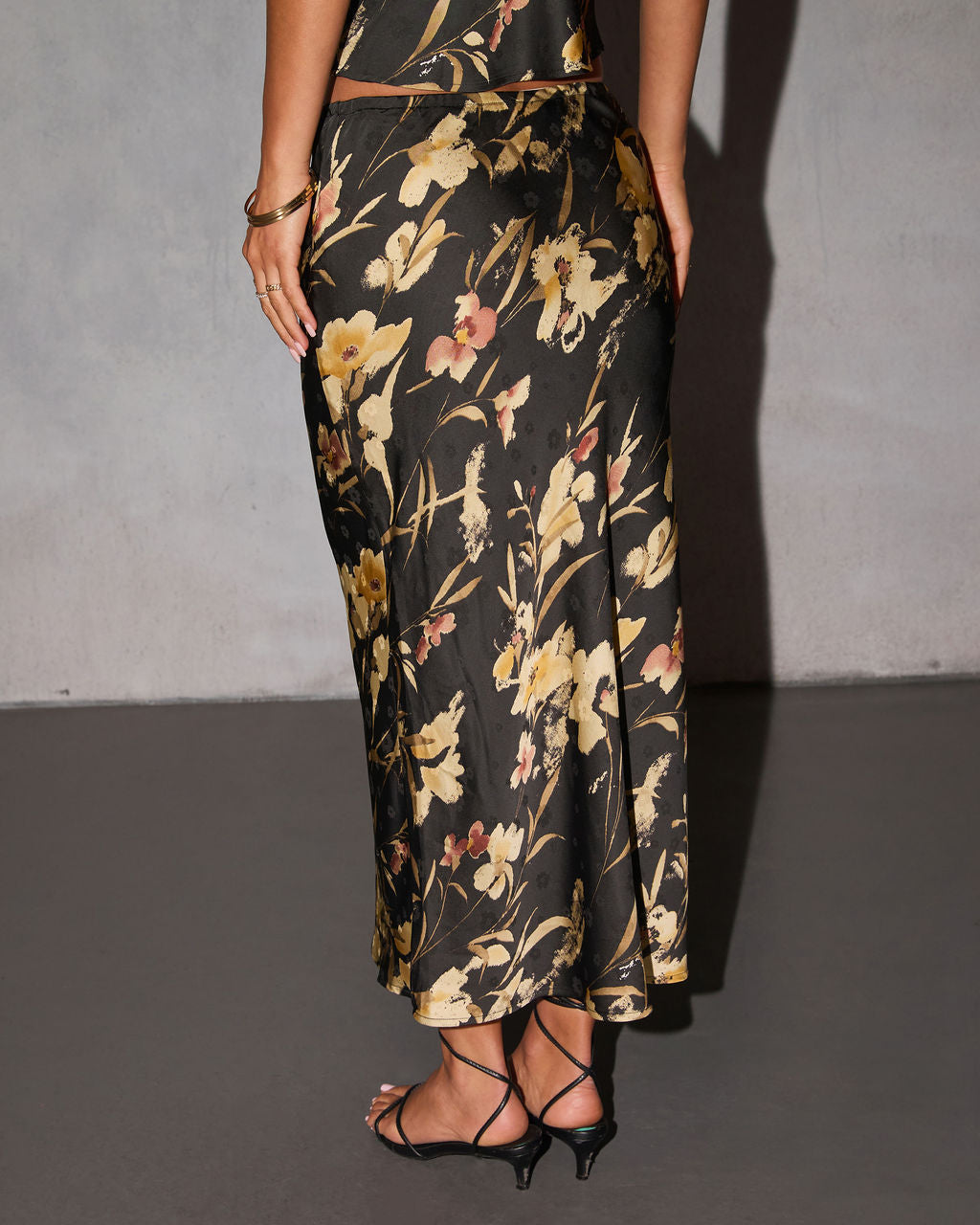 Lorei Drawstring Maxi Skirt