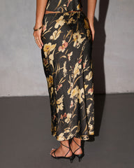 Lorei Drawstring Maxi Skirt