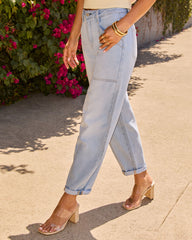 Teien Rigid Pintuck Barrel Jeans