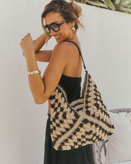 Full of Sunshine Woven Straw Shoulder Bag