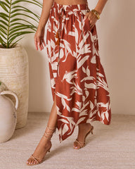 Roslina Tassel Tie Maxi Skirt