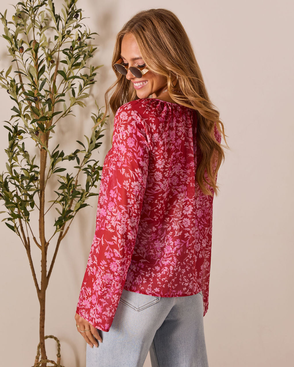 Nelda Floral Printed Top