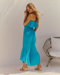 Merida Strapless Smocked Jumpsuit