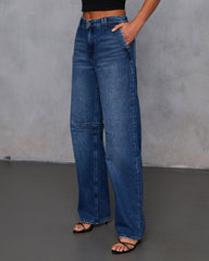 In Full Swing Rigid Barrel Jeans