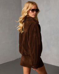 Cedar Sky Suede Jacket