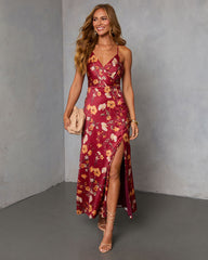 Cider Dreams Printed Maxi Dress
