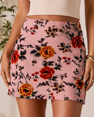 Forever Darling Floral Mini Skirt