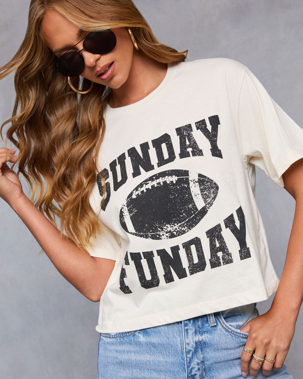 Sunday Funday Short Sleeve Graphic Tee