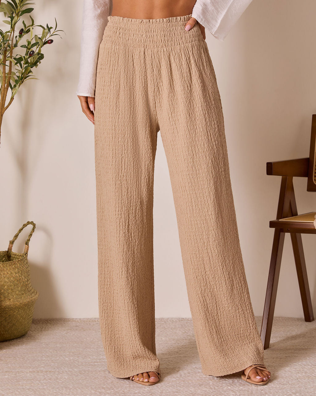 Magen Relaxed Wide Leg Pants