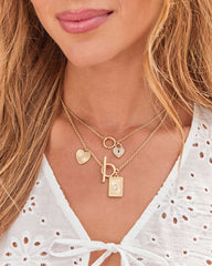 Deina Multi Charm Necklace