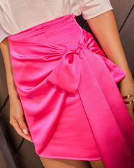 Jessalyn Wrap Mini Skirt